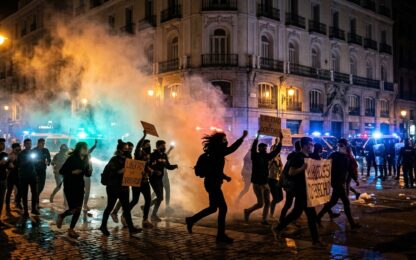 Протесты в Испании