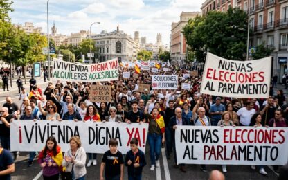 Протесты в Испании