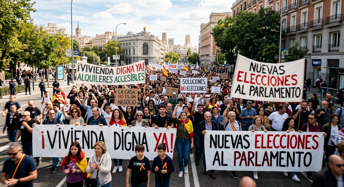 Протесты в Испании